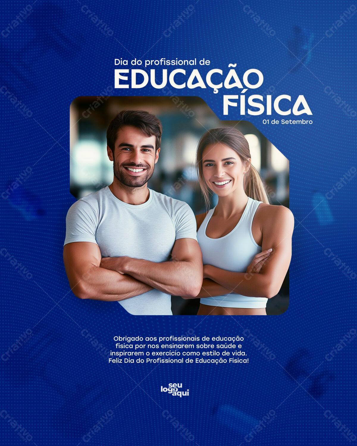 Postagem Dia do Profissional de Educação Física PSD Editável