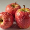 Apples with water droplets