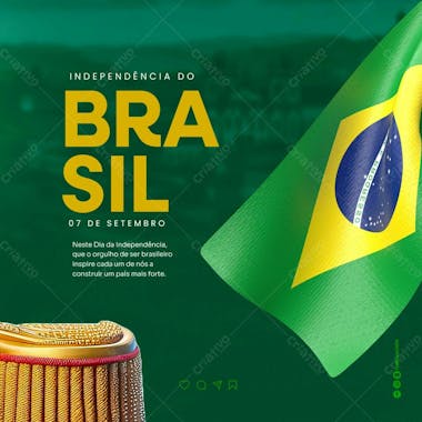 Independência do brasil social media 04