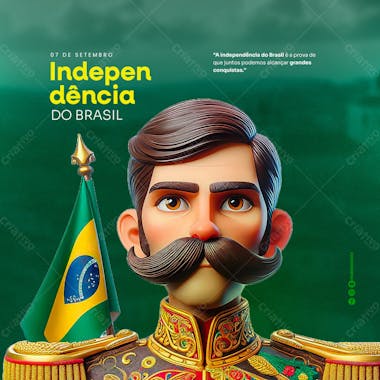 Independência do brasil social media 10