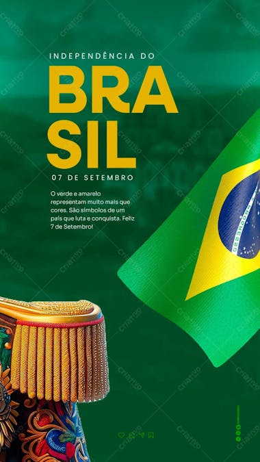 Independência do brasil social media stores 05