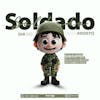 Flyer soldier day with 3d character, august 25, 2024