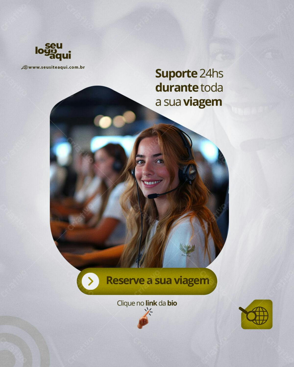 Postagem para Redes Sociais Viagens PSD Editável