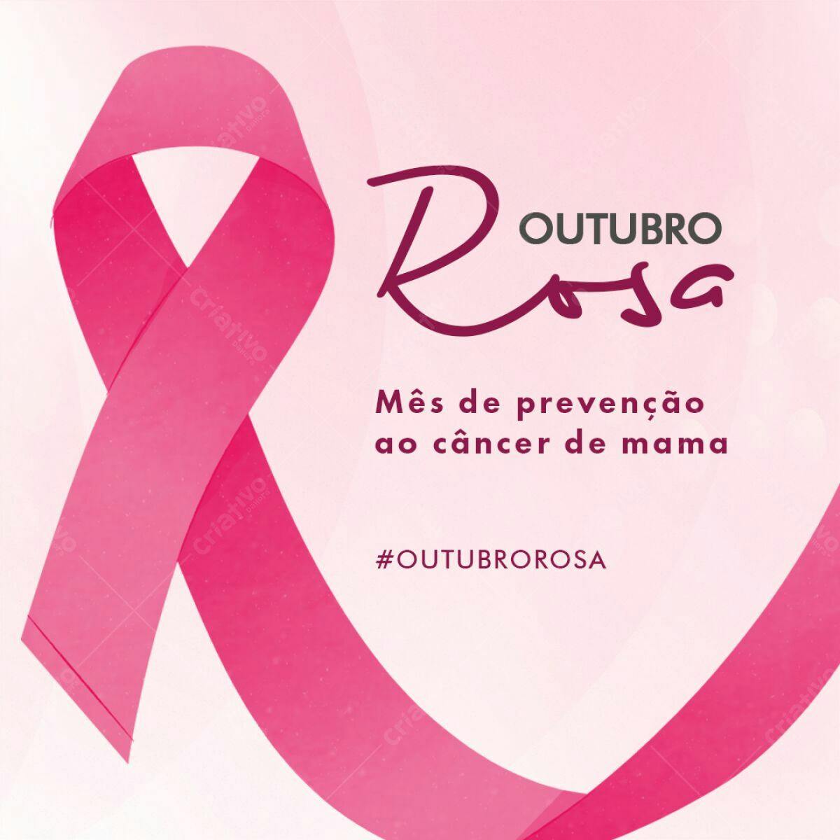 PSD para Outubro Rosa PSD Editável