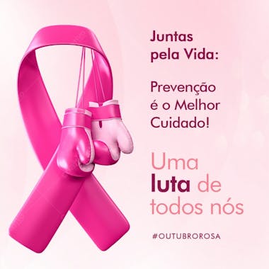 Outubro rosa uma luta de todas nós