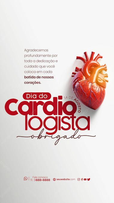 Dia do cardiologista 14 stories