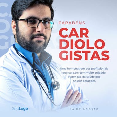 Social média dia do cardiologista