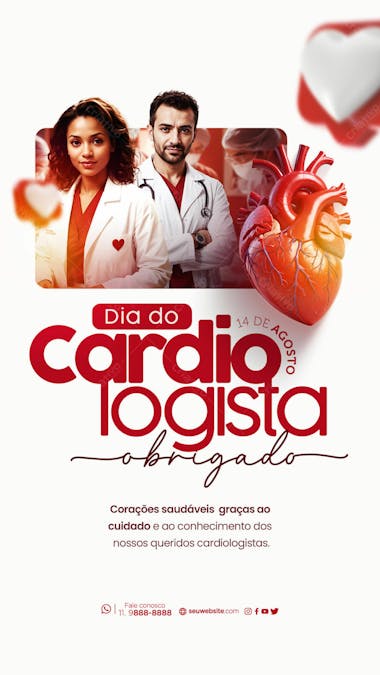 Dia do cardiologista 13 stories