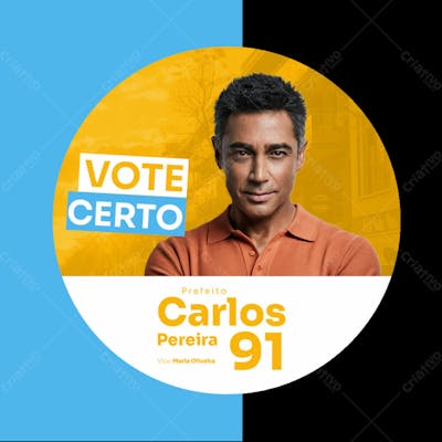 Flyer Político Santinho Do Prefeito