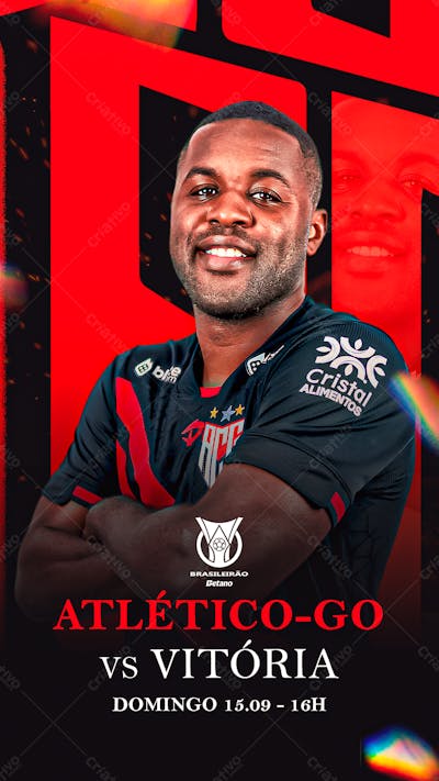 Flyer Matchday Campbell Atlético-Go