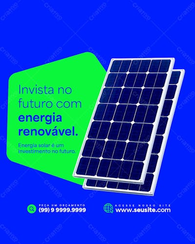 Energial Renovável Energia Solar Painel Solar Feed