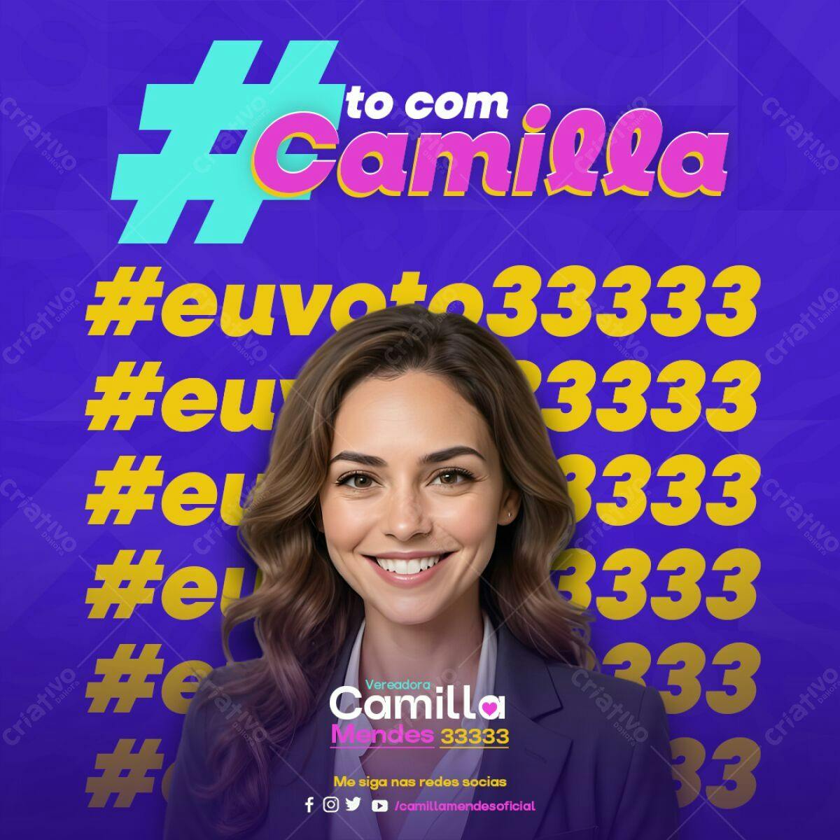 Postagem para Campanha Política PSD Editável