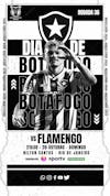 Flyer esportivo campeonato brasileiro 2024 dia de botafogo