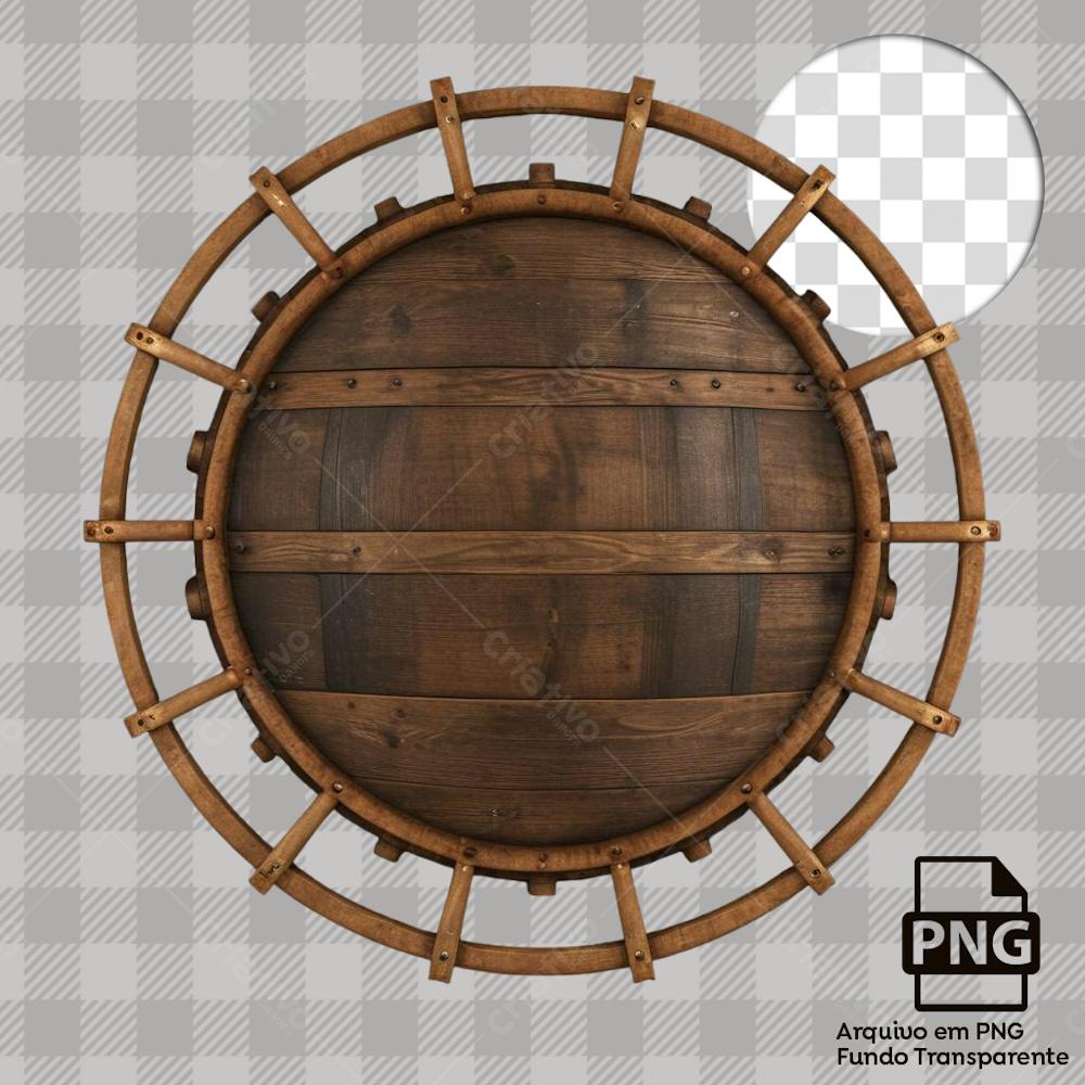 Circulo De Madeira Rustica Png