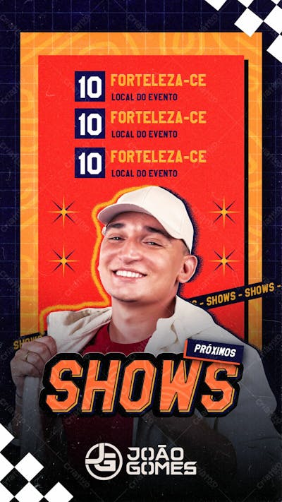 Flyer Para Artistas João Gomes