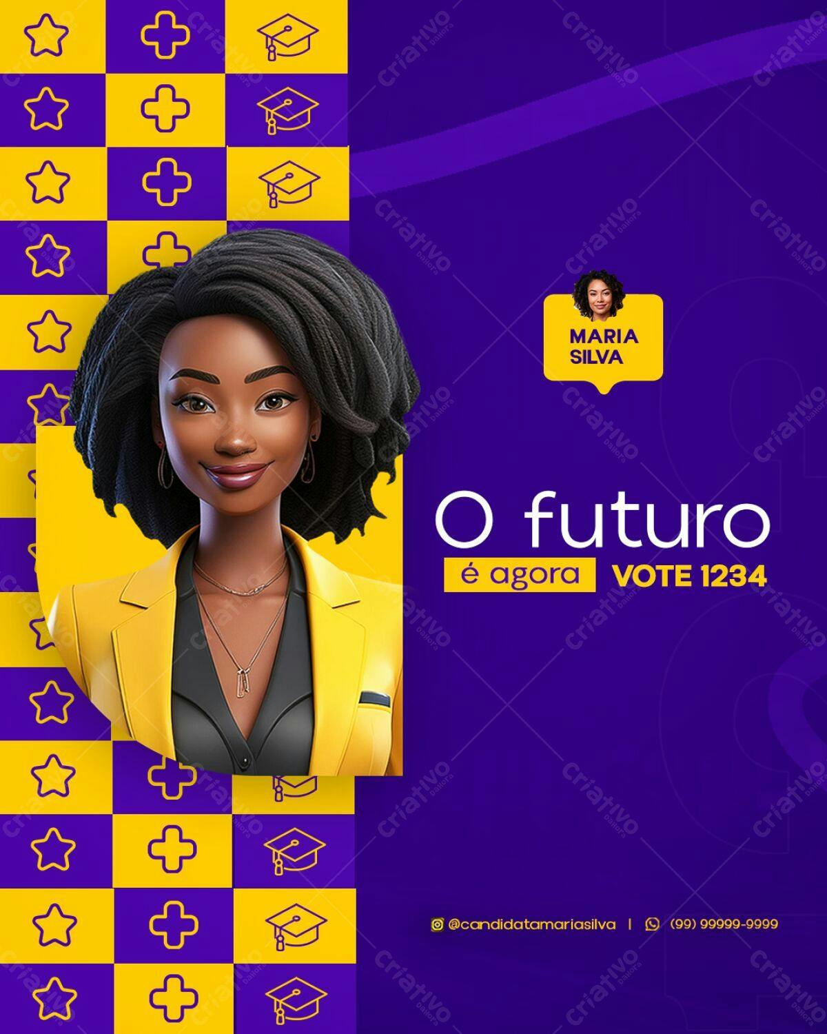 Flyer Eleições PSD Editável