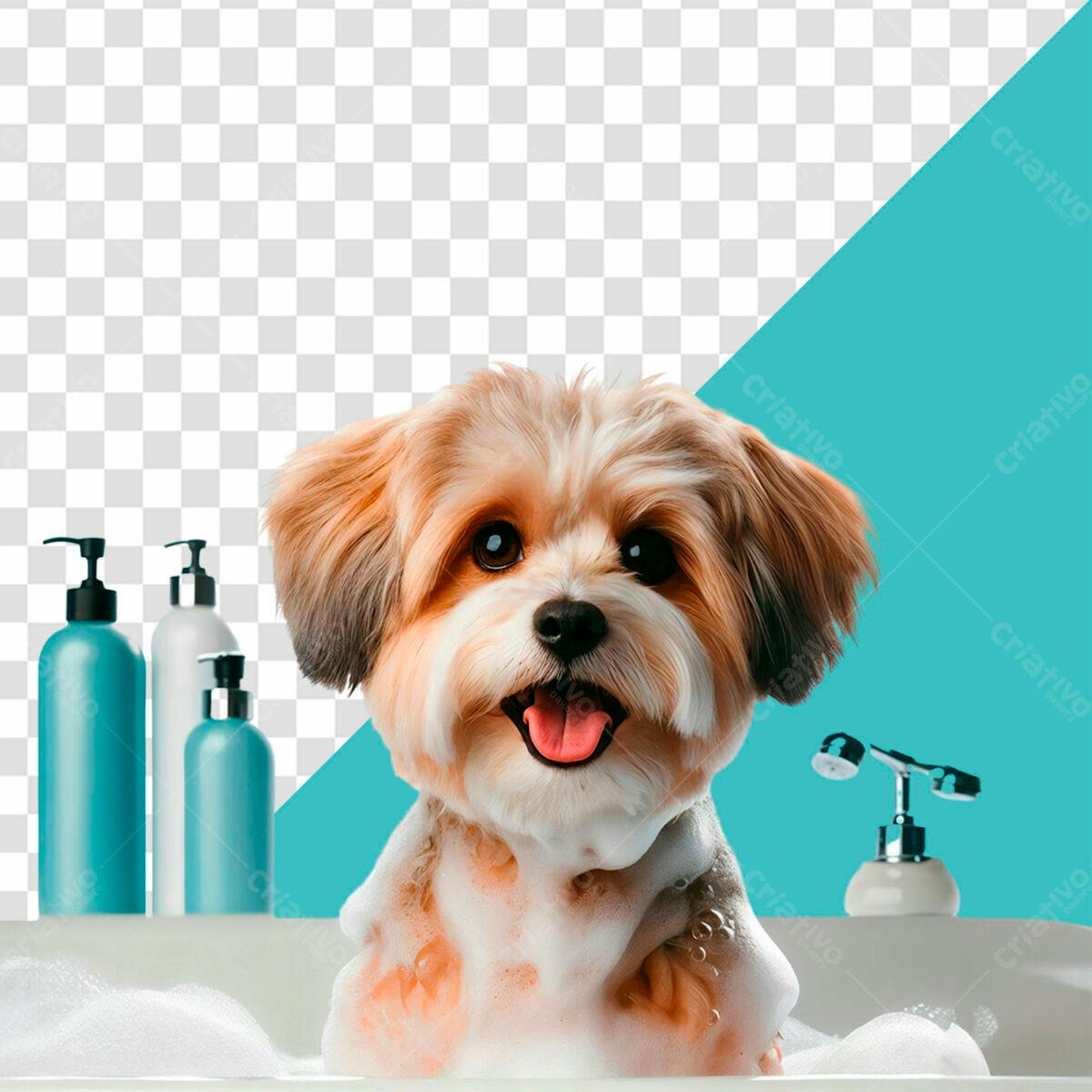 Banner Pet Shop Cachorro Banho PSD Editável