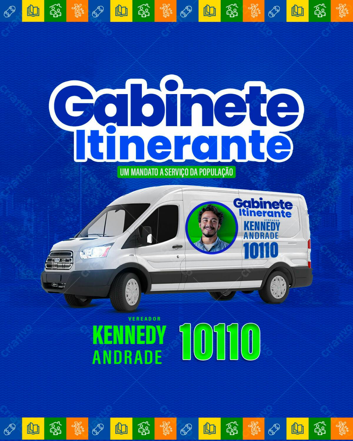 Flyer para Campanha Política PSD Editável