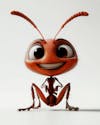 Baby smiling ant 3d model