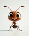 Baby smiling ant 3d model