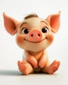 Image, cute, 3d, piglet