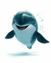 Cute 3d whale image