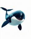 Cute 3d whale image