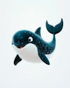 Cute 3d whale image