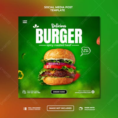Modelo Editável Em Psd De Panfleto De Mídia Social Para Festa Noturna