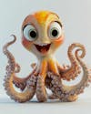 Image, of, a, 3d, octopus, with, big, eyes.