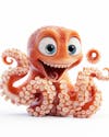 Image, of, a, three dimensional, octopus, with, large, eyes