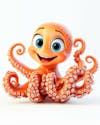 Image, of, a, 3d, octopus, with, big, eyes