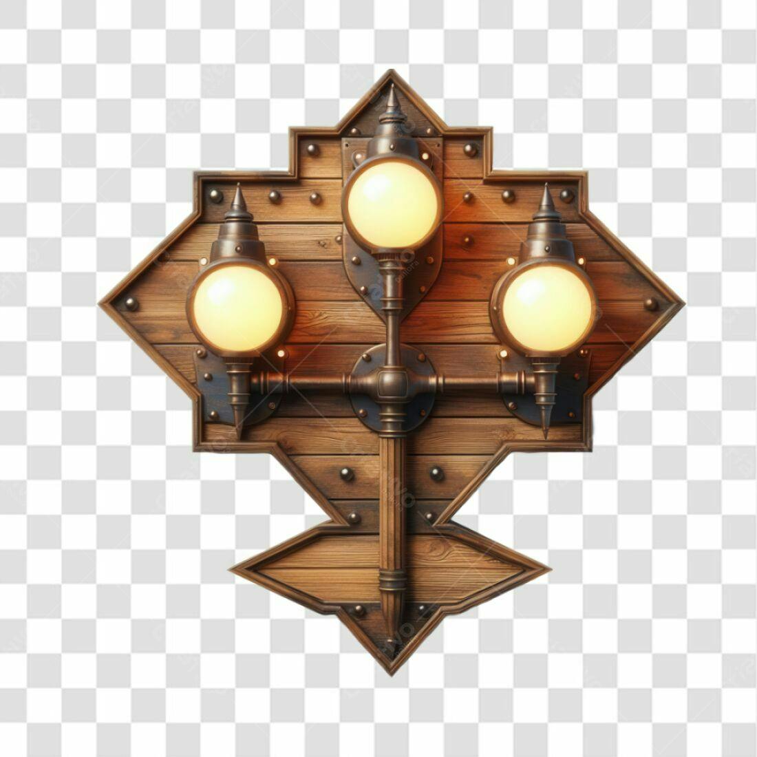 Icone Luminária Rustica PNG com fundo transparente
