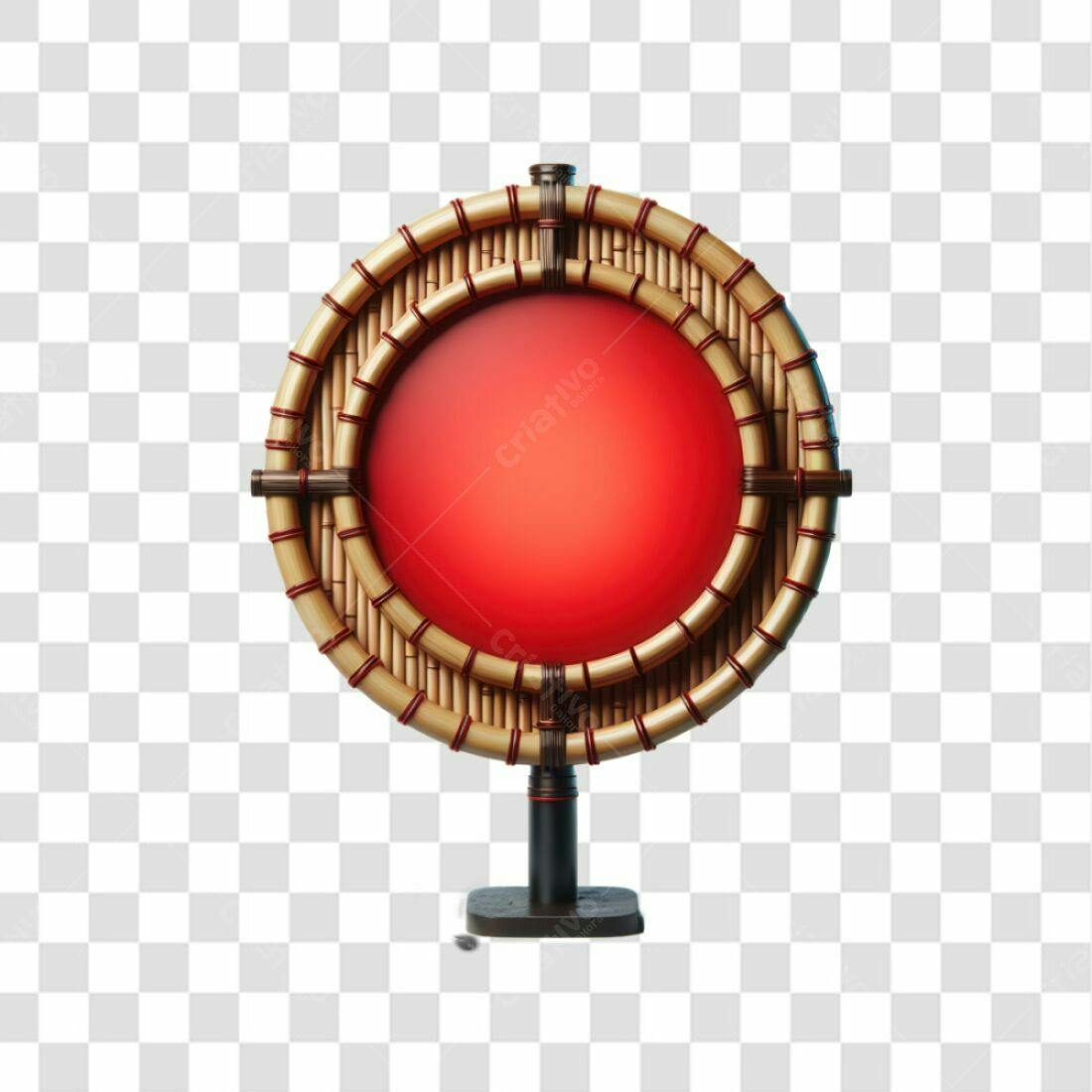 Moldura de bambu PNG com fundo transparente