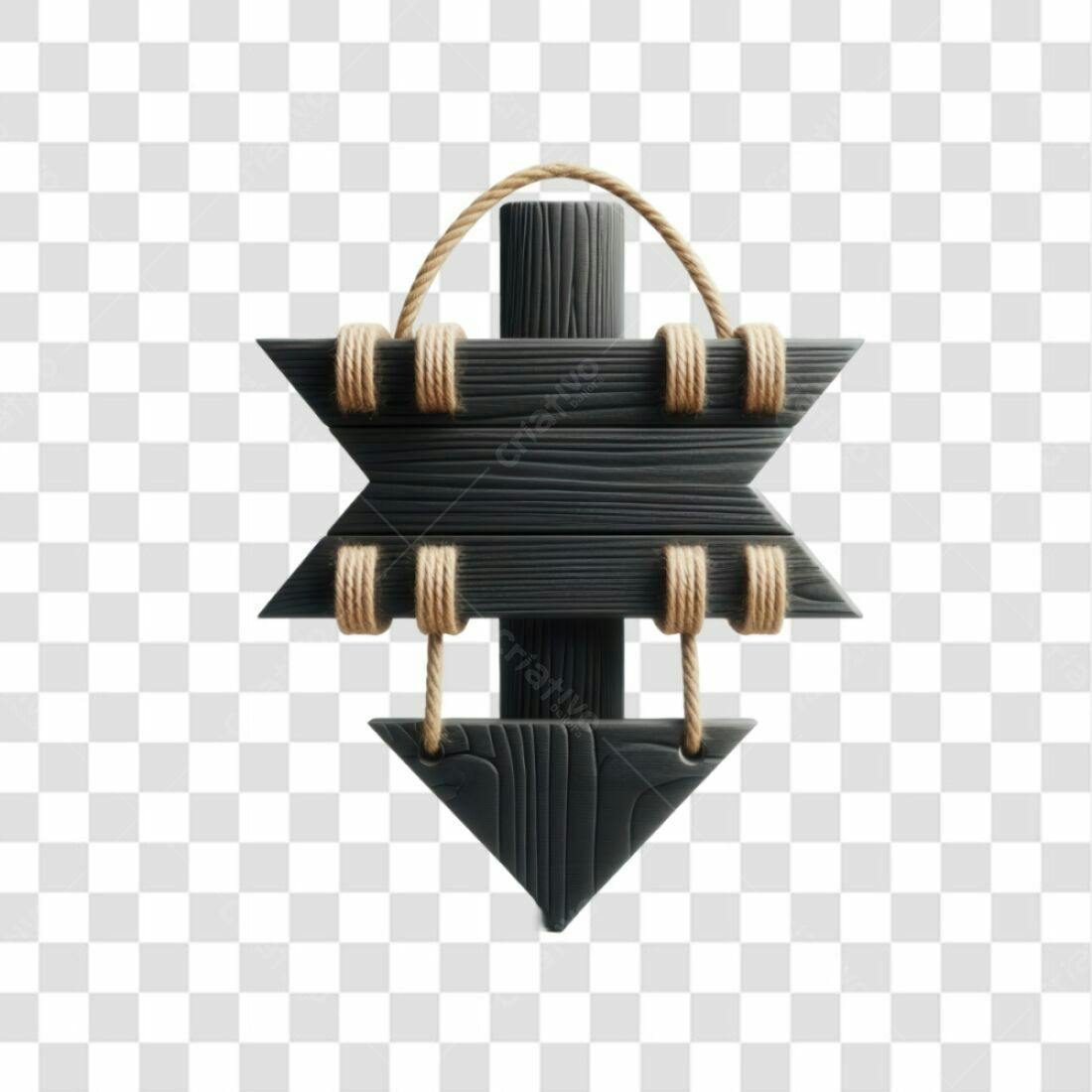 Icone Placa de Madeira PNG com fundo transparente