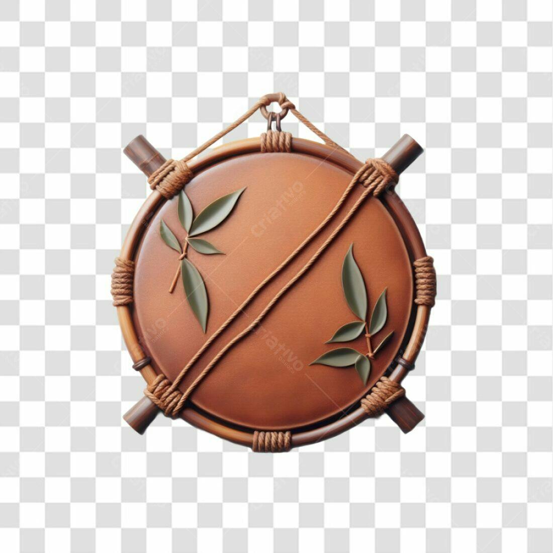 Icone Decorativo Folhas Marrons PNG com fundo transparente
