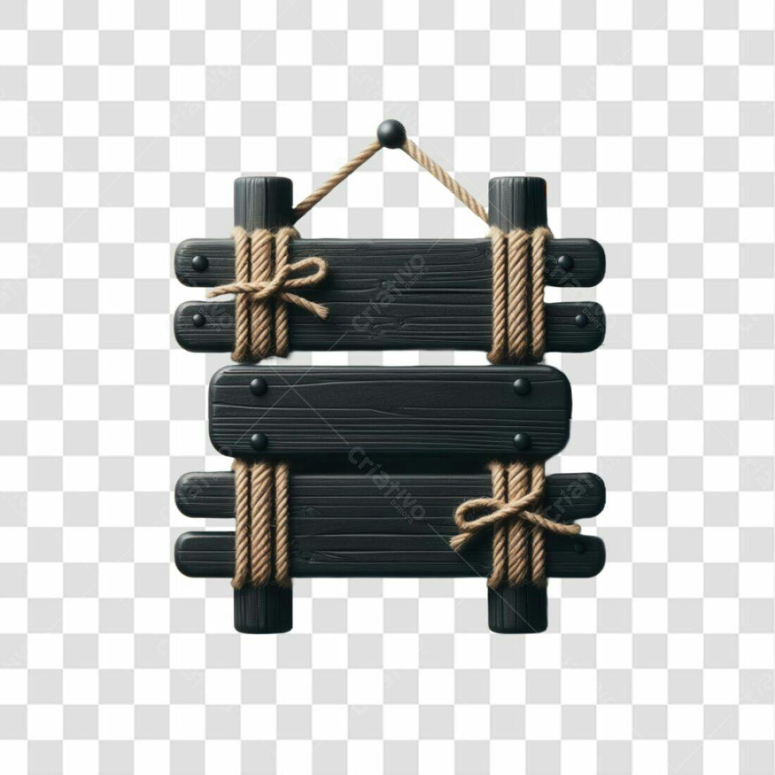 Icone Placa de Madeira PNG com fundo transparente