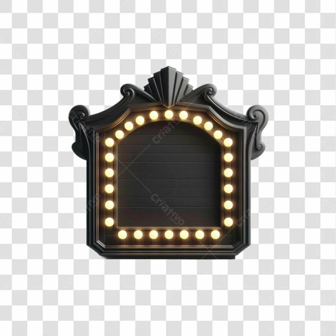 Quadro de Luz PNG com fundo transparente