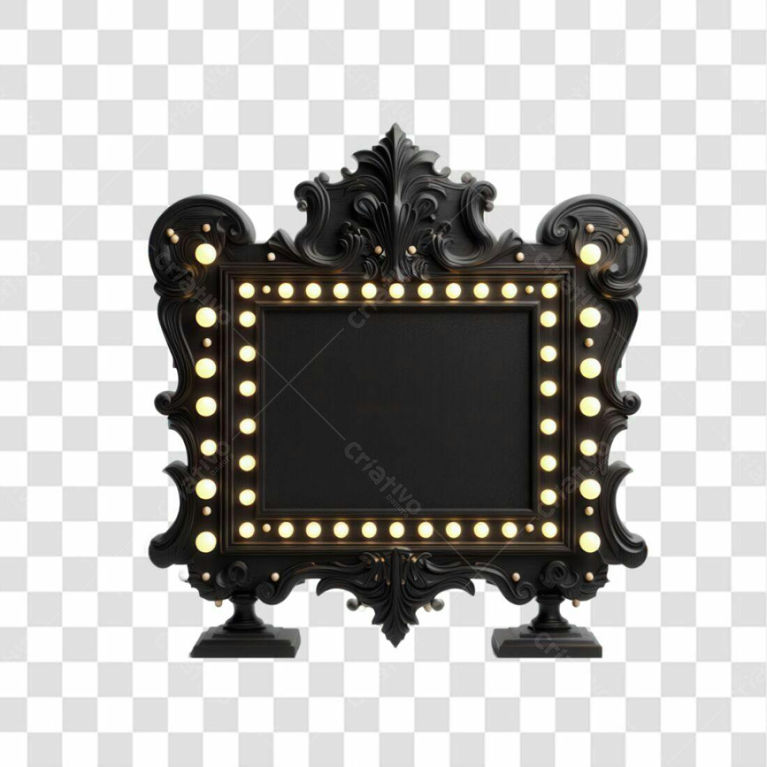 Moldura PNG com fundo transparente para eventos