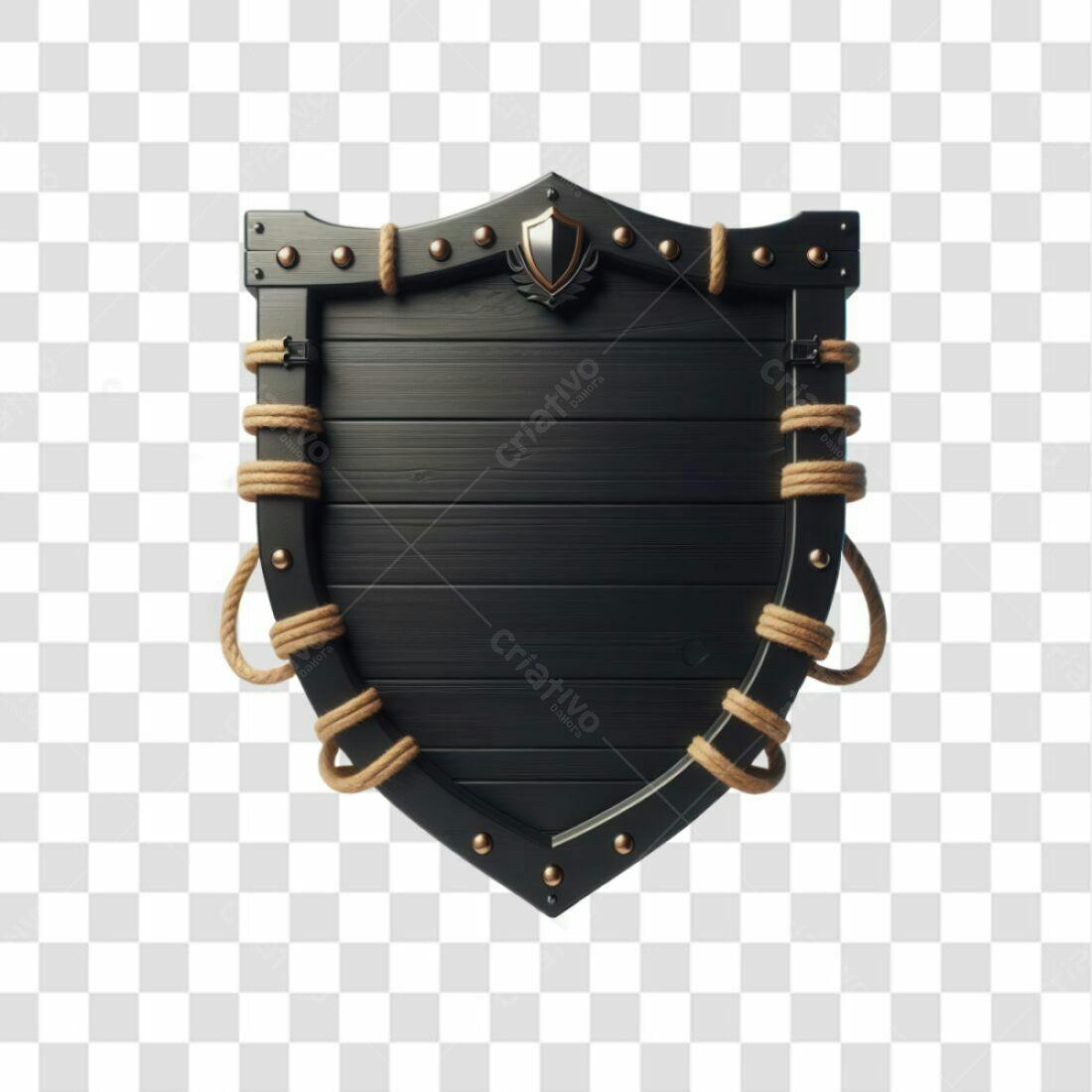 Escudo PNG com fundo transparente para Games