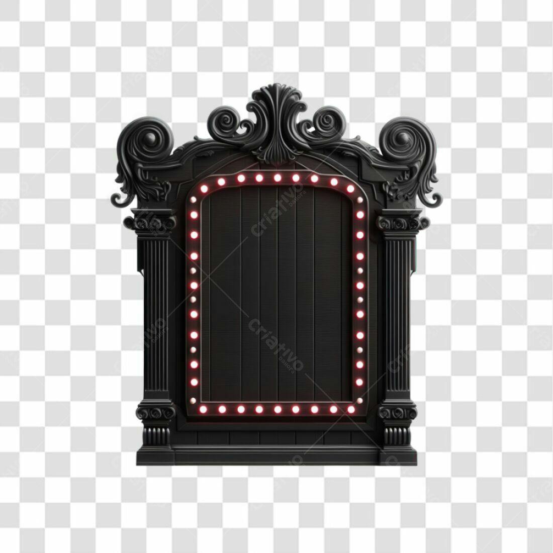 Moldura PNG com fundo transparente para eventos