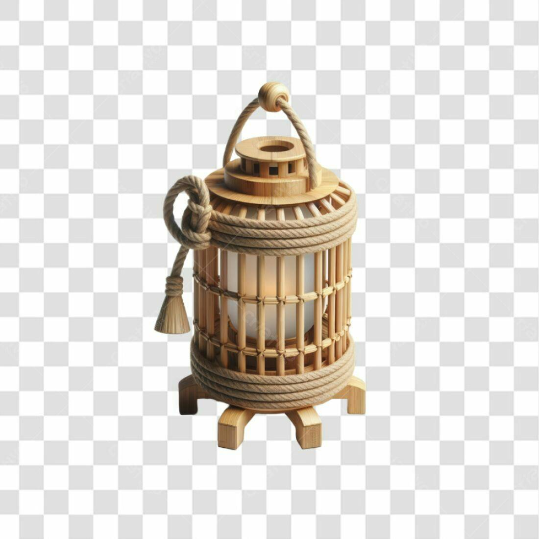 Icone de Lanternas de Bambu PNG com fundo transparente
