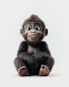 Cute 3d gorilla image