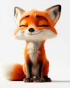 Image, of, a, cute, 3d, fox.