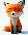 Cute 3d fox image