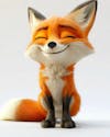 Image, of, a, cute, 3d, fox.