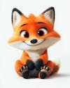 Image, of, a, cute, 3d, fox.