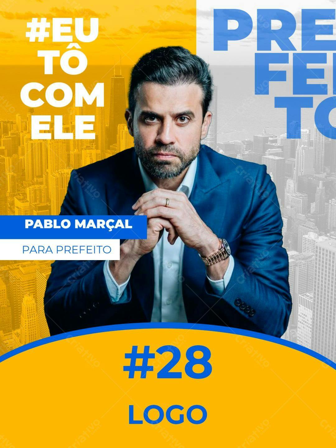 Flyer para Campanha Política PSD Editável