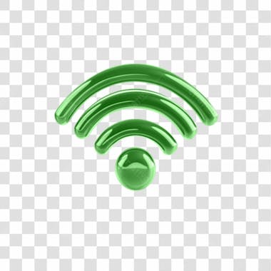 Png ícone wifi verde