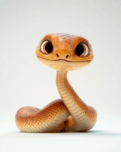 Imagem De Uma Cobra Com Olhos Grandes